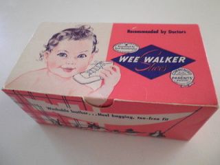 vintage wee walker baby shoes box no shoes 1961  5 00 buy 
