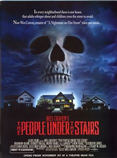 Cult Horror Reprint Reproduction A3 People Under The Stairs Movie 