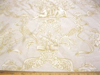 Fabric COTTON Blend JACQUARD Cherub pattern VY601