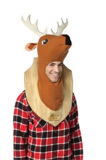 FUNNY HUNTER TROPHY HEAD DEER HEADPIECE COSTUME Comical Theme Party 
