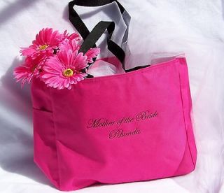 Personalized Monogrammed Tote Bag Mother of the Bride Gift Bridal 