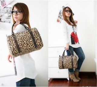New Coffee Fashion Leopard Womens Handbag Hobo Messenger Bag FB0020A 