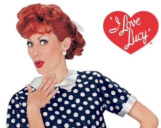 LOVE LUCY WIG LUCILLE BALL Red Hair Adult WIG Costume Accessories