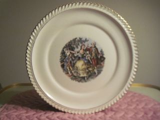the harker pottery co 22k gold trim plate time left