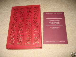 franklin library candide and zadig 1977 voltaire 
