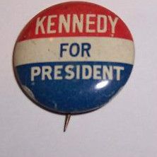 Newly listed AUTHENTIC JOHN F. KENNEDY FOR PRESIDENT CAMPAIGN PIN 1960 
