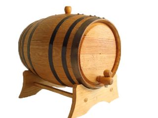 3l black hoop oak wood wine beer liquor barrel from