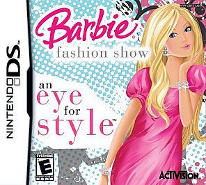 Nintendo DS Barbie Fashion Show An Eye For Style Game COMPLETE