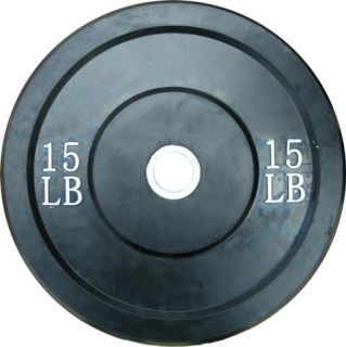 15 lb Olympic Rubber Bumper Plate weight Crossfit