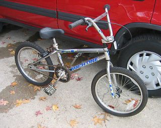 Old School Boys Vintage 1991 Chrome GT Mach One M1 BMX Bike 4130
