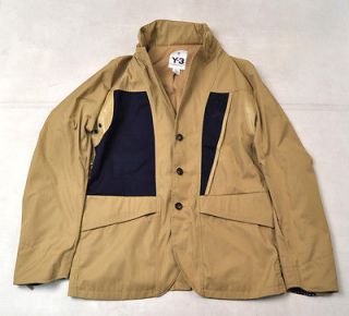 adidas y 3 yohji yamamoto twill hoodie jacket large brown