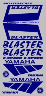 blaster front rear fender decal sticker graphics kit bl time