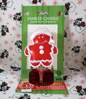 Yankee Candle Sparkling Cinnamon Gingerbread Man Electric Home Unit