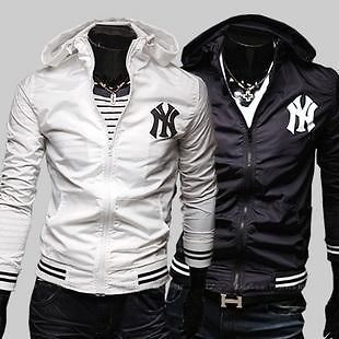 lihua New York Yankees NY Printing Casual Zip Up Hoody Jacket M L XL 