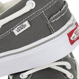 vans zapato del barco pewter mens us size 7 5