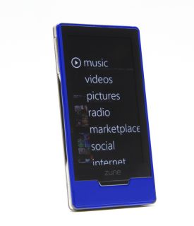 Microsoft Zune HD 16 Blue 16 GB Digital Media Player