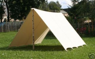 10ft x 20ft tarp wedge framed tent reenactment viking time