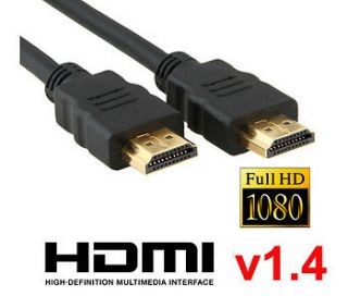 6FT HDMI 1.4 3D Gold Plated Cable HDTV Blu Ray High Speed + Ethernet
