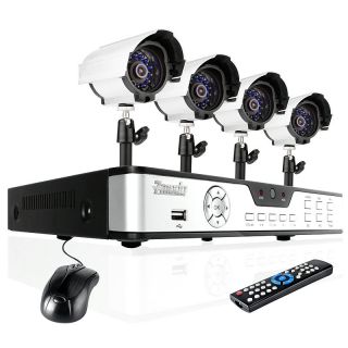 ZMODO 4 Outdoor Home Video Surveillance Security Camera System 500GB 