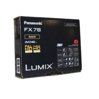 Panasonic DMC FX78 LUMIX 12.1 Megapixel Digital Camera  Gold
