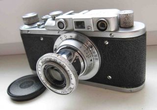 Russian Leica Camera ZORKI 1E 1 Lens Industar 22 EXC Cond