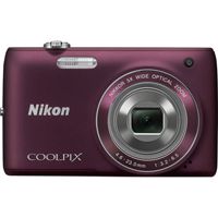 Nikon S4100PP Coolpix 14 Megapixel 20x Total Zoom Digital Camera Plum 