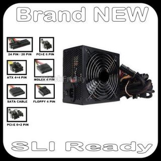 950W Gaming 140mm Fan Silent ATX Power Supply SATA 12V