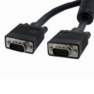 Fosmon 10ft Computer Monitor VGA Cable Extension Black