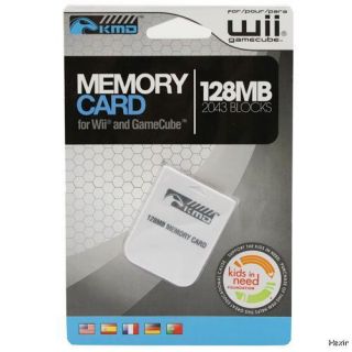 Nintendo GameCube 128 MB Memory Card KMD New (Wii 2043 Blocks 128MB 