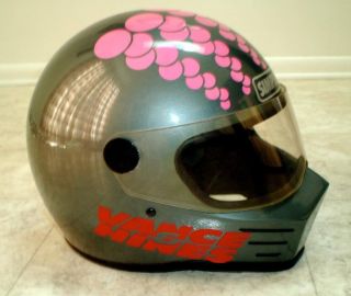 NHRA Terry Vance 13X Pro Stock Drag Bike Champion Simpson Helmet RARE 