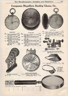 1910 Jeweler Watchmakers Opticians Catalog on DVD