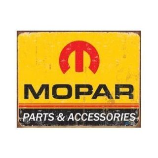 Mopar Logo 1964 1971 Parts Accessories Tin Sign New