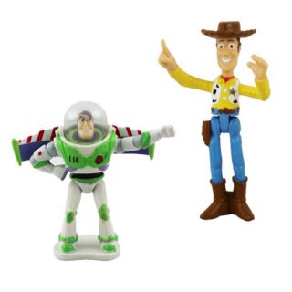 2X Disney Toy Story Woody Buzz Authentic Figure Set