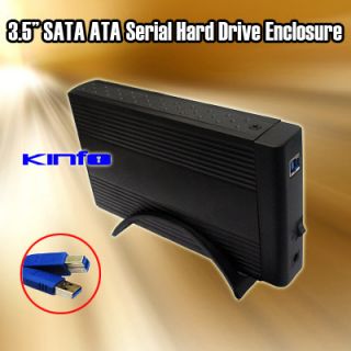 USB 3 0 3 5 SATA Hard Disk HD Enclosure Case Box