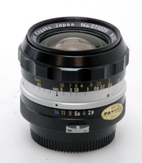 Nikon Nikkor N 24mm F2 8 Nippon Kogaku Wideangle Lens