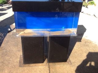 Acrylic 40 Gallon Aquarium with Stand and Hood