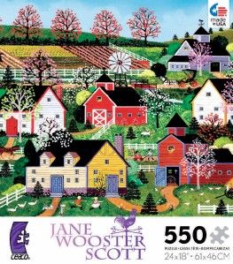 JANE WOOSTER SCOTT JIGSAW PUZZLE COUNTRY LIVING 550 PCS 2367 12