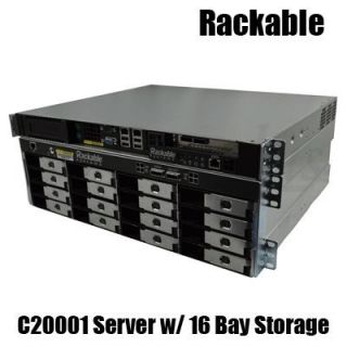 4U NAS SAN Storage Server SAS Expander 1U + 3U 16 Bay RAID Array 3.5 