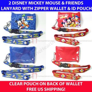 Disney Mickey Mouse Goofy Donald Lanyard Fastpass Ticket Pin 