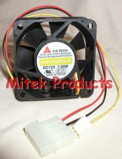 60mm x 25mm 12v fan extremely high air flow 40cfm