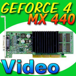 NVIDIA 64MB Video Card GeForce MX440 MX 440 D33088 P118