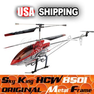 36 inch 8501 Sky King Gyro 3 5CHANNEL RC Radio Helicopter Training 