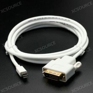 6FT Thunderbolt Mini Displayport to Male DVI Adapter Cable For Mac Pro 