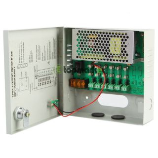 Port 12V DC 5 Amp Camera Power Supply Distribution Box