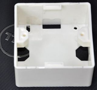 Network Cat 6A Shielded Wall Outlet Wallplate Faceplate 2XMODULES 