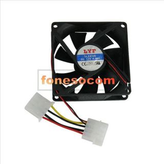 80mm x 25mm CPU PC Fan Cooler Cooling Heatsink 4 Pin