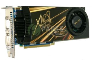 PNY XLR8 GeForce GTX260 GTX 260 896MB PCIe Dual DVI SLI Video Card 