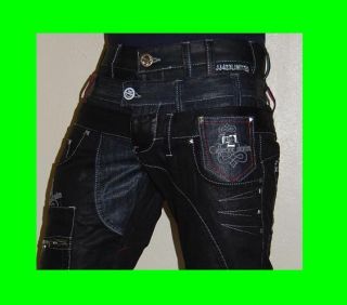 Star RARE Designer Jeans Black w 29 38 L 32 Denim T 