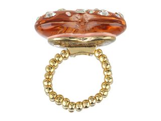 Betsey Johnson Classic Boost Lucite Heart Ring    