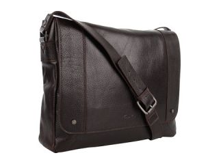 Kenneth Cole New York Durango Leather   Leather Flapover Messenger Bag 